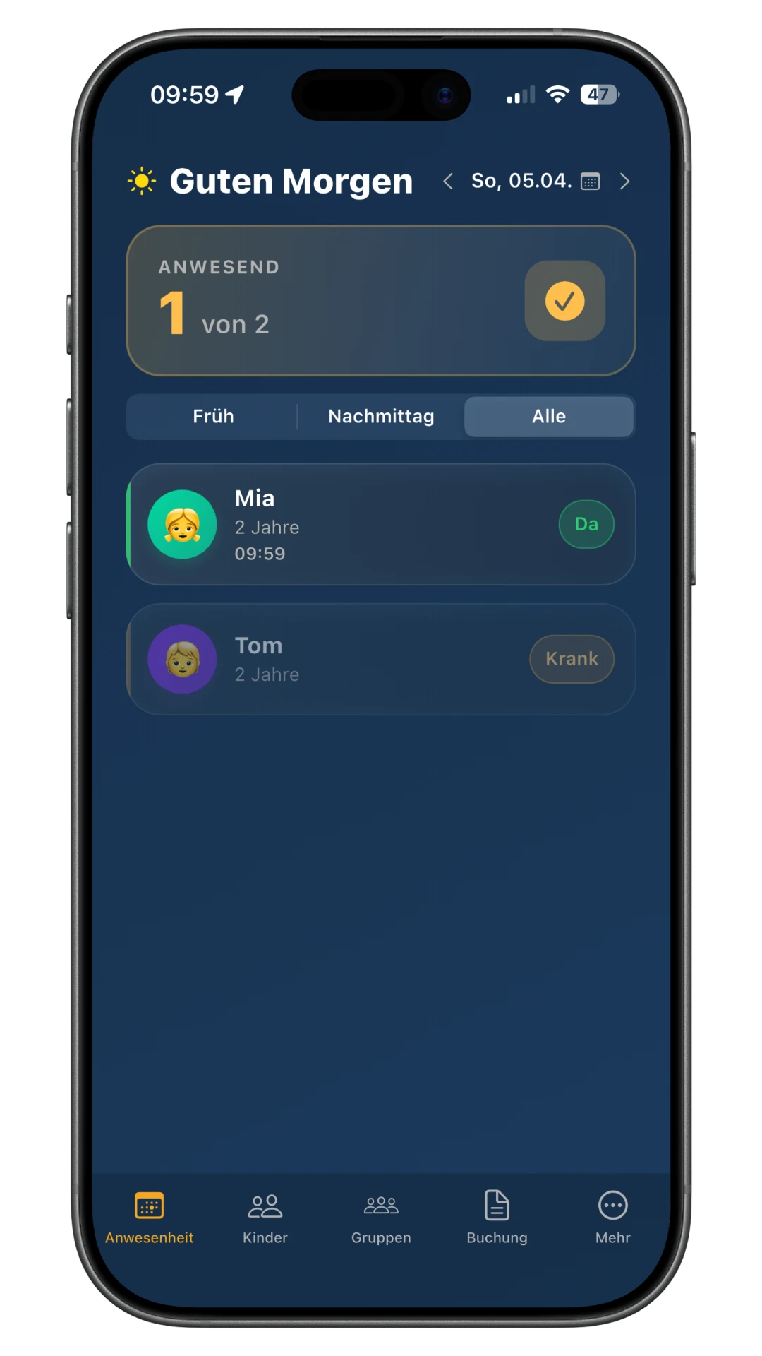 Hortino App Screenshot